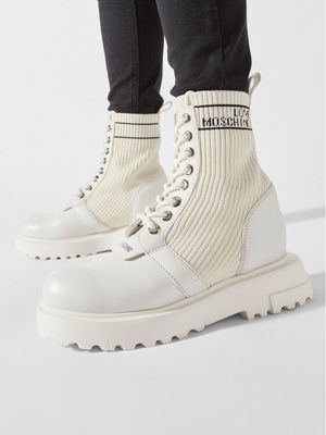Botki na lato casual Love Moschino ze sklepu: MODIVO w kategorii: Botki - zdjęcie WP-EBWP-BKLVO-LN0_0000303295929