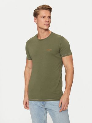 T-shirt męski na lato Aeronautica Militare ze sklepu: MODIVO w kategorii: T-shirty męskie - zdjęcie WP-EBWP-BKLVO-LN0_0000303351090