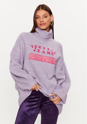 Sweter damski Versace Jeans Couture ze sklepu: MODIVO w kategorii: Swetry damskie - zdjęcie WP-EBWP-BKLVO-LN0_0000303369972