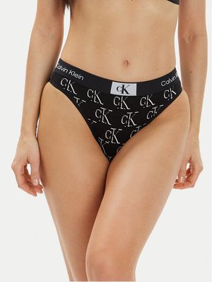 Calvin Klein Underwear - Majtki damskie w stylu klasycznym z napisem ze sklepu: MODIVO w kategorii: Majtki damskie - zdjęcie WP-EBWP-BKLVO-LN0_0000303406356