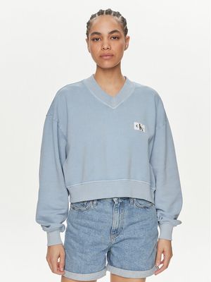 Bluza damska jesienna Calvin Klein Jeans ze sklepu: MODIVO w kategorii: Bluzy damskie - zdjęcie WP-EBWP-BKLVO-LN0_0000303429683