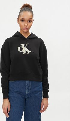 Bluza damska w stylu młodzieżowym Calvin Klein Jeans ze sklepu: MODIVO w kategorii: Bluzy damskie - zdjęcie WP-EBWP-BKLVO-LN0_0000303429980