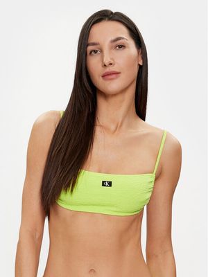Strój kąpielowy gładki Calvin Klein Swimwear ze sklepu: MODIVO w kategorii: Stroje kąpielowe - zdjęcie WP-EBWP-BKLVO-LN0_0000303459741