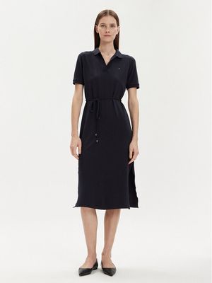 Tommy Hilfiger - Sukienka bez wzorów elegancka ze sklepu: MODIVO w kategorii: Sukienki - zdjęcie WP-EBWP-BKLVO-LN0_0000303462161