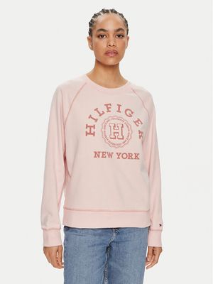 Tommy Hilfiger - Bluza damska z napisami ze sklepu: MODIVO w kategorii: Bluzy damskie - zdjęcie WP-EBWP-BKLVO-LN0_0000303462246
