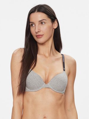 Biustonosz bez wzorów Calvin Klein Underwear ze sklepu: MODIVO w kategorii: Biustonosze - zdjęcie WP-EBWP-BKLVO-LN0_0000303462574