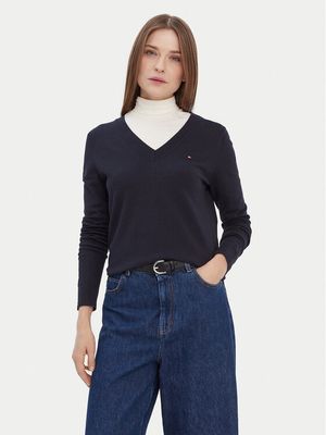 Sweter damski zimowy Tommy Hilfiger ze sklepu: MODIVO w kategorii: Swetry damskie - zdjęcie WP-EBWP-BKLVO-LN0_0000303467661