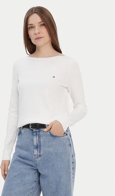 Tommy Hilfiger - Sweter damski zimowy ze sklepu: MODIVO w kategorii: Swetry damskie - zdjęcie WP-EBWP-BKLVO-LN0_0000303467876