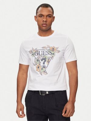 T-shirt męski na lato Guess ze sklepu: MODIVO w kategorii: T-shirty męskie - zdjęcie WP-EBWP-BKLVO-LN0_0000303514877