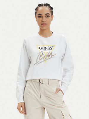 Guess - Bluza damska na wiosnę ze sklepu: MODIVO w kategorii: Bluzy damskie - zdjęcie WP-EBWP-BKLVO-LN0_0000303520014