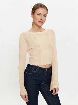 Sweter damski jesienny Guess ze sklepu: MODIVO w kategorii: Swetry damskie - zdjęcie WP-EBWP-BKLVO-LN0_0000303520168