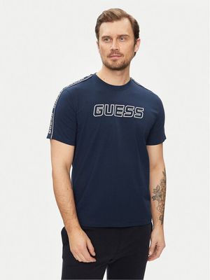 T-shirt męski wiosenny Guess ze sklepu: MODIVO w kategorii: T-shirty męskie - zdjęcie WP-EBWP-BKLVO-LN0_0000303520496