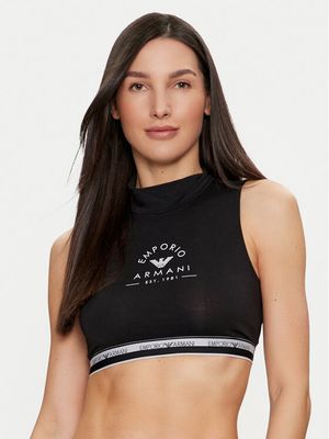 Biustonosz z napisem Emporio Armani Underwear ze sklepu: MODIVO w kategorii: Biustonosze - zdjęcie WP-EBWP-BKLVO-LN0_0000303541408