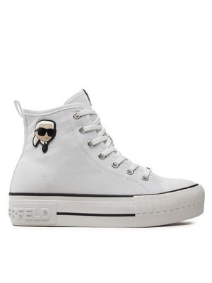 Trampki damskie casual Karl Lagerfeld ze sklepu: MODIVO w kategorii: Trampki damskie - zdjęcie WP-EBWP-BKLVO-LN0_0000303651091