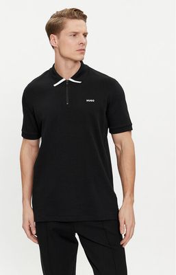 T-shirt męski w stylu klasycznym HUGO ze sklepu: MODIVO w kategorii: T-shirty męskie - zdjęcie WP-EBWP-BKLVO-LN0_0000303674632