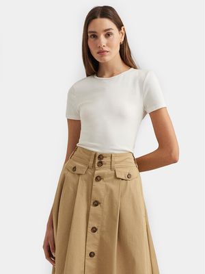 LAUREN RALPH LAUREN - Bluzka damska casualowa ze sklepu: MODIVO w kategorii: Bluzki damskie - zdjęcie WP-EBWP-BKLVO-LN0_0000303702885