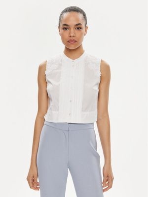 Twinset - Bluzka damska letnia ze sklepu: MODIVO w kategorii: Bluzki damskie - zdjęcie WP-EBWP-BKLVO-LN0_0000303750251