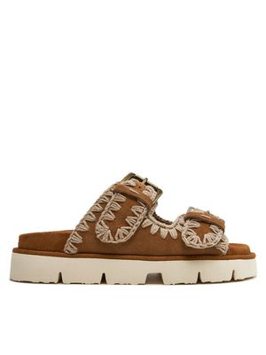 Klapki damskie casual Mou ze sklepu: MODIVO w kategorii: Klapki damskie - zdjęcie WP-EBWP-BKLVO-LN0_0000303772604
