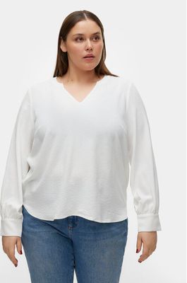 Bluzka damska klasyczna Vero Moda Curve ze sklepu: MODIVO w kategorii: Bluzki damskie - zdjęcie WP-EBWP-BKLVO-LN0_0000303785260