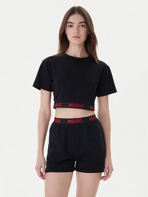 HUGO - Bluzka damska na lato ze sklepu: MODIVO w kategorii: Bluzki damskie - zdjęcie WP-EBWP-BKLVO-LN0_0000303809799