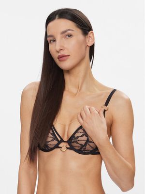Chantelle X - Biustonosz elegancki ze sklepu: MODIVO w kategorii: Biustonosze - zdjęcie WP-EBWP-BKLVO-LN0_0000303814878