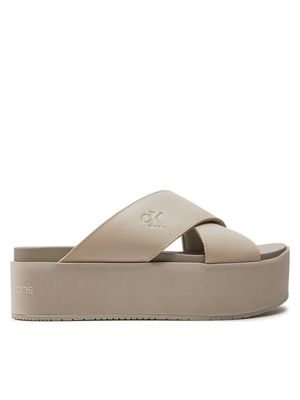 Klapki damskie Calvin Klein Jeans ze sklepu: MODIVO w kategorii: Klapki damskie - zdjęcie WP-EBWP-BKLVO-LN0_0000303844455