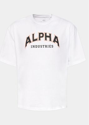 T-shirt męski na lato Alpha Industries ze sklepu: MODIVO w kategorii: T-shirty męskie - zdjęcie WP-EBWP-BKLVO-LN0_0000303863029