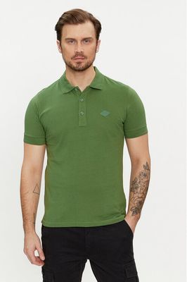 T-shirt męski casual Replay ze sklepu: MODIVO w kategorii: T-shirty męskie - zdjęcie WP-EBWP-BKLVO-LN0_0000303873271