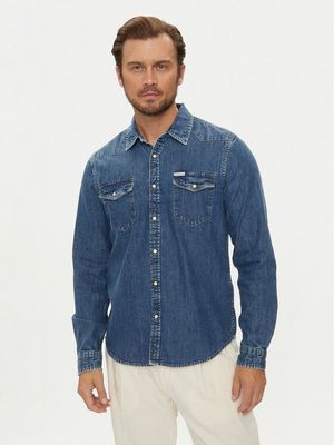 Koszula męska jesienna Guess Jeans ze sklepu: MODIVO w kategorii: Koszule męskie - zdjęcie WP-EBWP-BKLVO-LN0_0000303928278