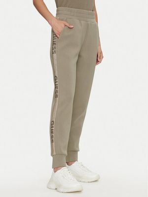 Spodnie damskie w sportowym stylu Guess ze sklepu: MODIVO w kategorii: Spodnie damskie - zdjęcie WP-EBWP-BKLVO-LN0_0000303936907