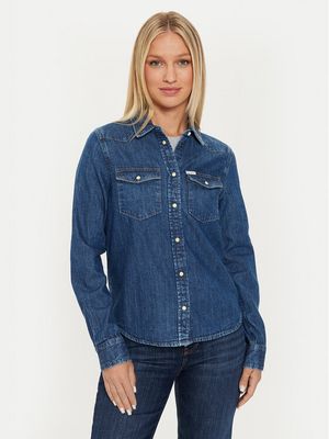 Koszula damska casual Guess Jeans ze sklepu: MODIVO w kategorii: Koszule damskie - zdjęcie WP-EBWP-BKLVO-LN0_0000303937188