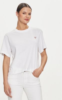 Bluzka damska casual na wiosnę Guess Jeans ze sklepu: MODIVO w kategorii: Bluzki damskie - zdjęcie WP-EBWP-BKLVO-LN0_0000303937393