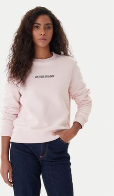 Bluza damska na wiosnę Guess Jeans ze sklepu: MODIVO w kategorii: Bluzy damskie - zdjęcie WP-EBWP-BKLVO-LN0_0000303939229