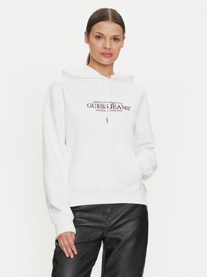 Bluza damska na zimę Guess Jeans ze sklepu: MODIVO w kategorii: Bluzy damskie - zdjęcie WP-EBWP-BKLVO-LN0_0000303939281