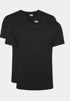 T-shirt męski letni Karl Lagerfeld ze sklepu: MODIVO w kategorii: T-shirty męskie - zdjęcie WP-EBWP-BKLVO-LN0_0000303992606