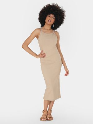 Sukienka casual BRAVE SOUL ze sklepu: MODIVO w kategorii: Sukienki - zdjęcie WP-EBWP-BKLVO-LN0_0000303995300