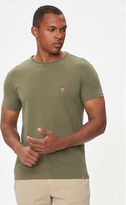 T-shirt męski letni Aeronautica Militare ze sklepu: MODIVO w kategorii: T-shirty męskie - zdjęcie WP-EBWP-BKLVO-LN0_0000303997106