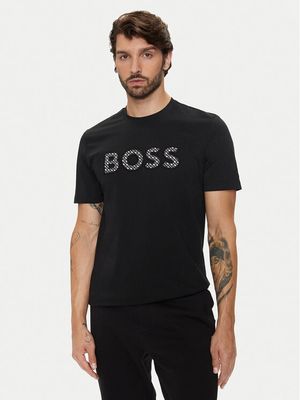 T-shirt męski na lato BOSS ze sklepu: MODIVO w kategorii: T-shirty męskie - zdjęcie WP-EBWP-BKLVO-LN0_0000304018589