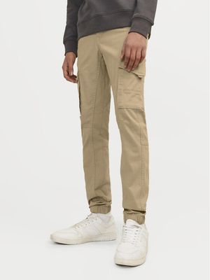 Spodnie chłopięce klasyczny Jack & Jones Junior ze sklepu: MODIVO w kategorii: Spodnie chłopięce - zdjęcie WP-EBWP-BKLVO-LN0_0000304018787