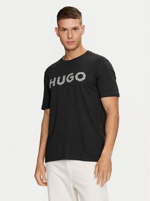 HUGO - T-shirt męski z napisami sportowy ze sklepu: MODIVO w kategorii: T-shirty męskie - zdjęcie WP-EBWP-BKLVO-LN0_0000304024719