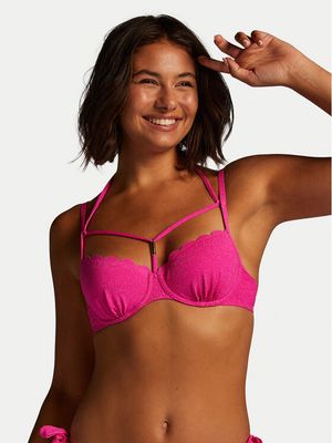 Hunkemöller - Strój kąpielowy z koronką ze sklepu: MODIVO w kategorii: Stroje kąpielowe - zdjęcie WP-EBWP-BKLVO-LN0_0000304026560