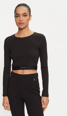 Bluzka damska bez wzorów Calvin Klein Underwear ze sklepu: MODIVO w kategorii: Bluzki damskie - zdjęcie WP-EBWP-BKLVO-LN0_0000304060250