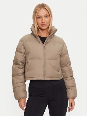 Kurtka damska bez wzorów Calvin Klein Jeans ze sklepu: MODIVO w kategorii: Kurtki damskie - zdjęcie WP-EBWP-BKLVO-LN0_0000304061875