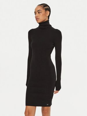 Sukienka gładka Calvin Klein Jeans ze sklepu: MODIVO w kategorii: Sukienki - zdjęcie WP-EBWP-BKLVO-LN0_0000304061981