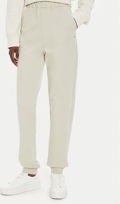 Calvin Klein Jeans - Spodnie damskie zimowe ze sklepu: MODIVO w kategorii: Spodnie damskie - zdjęcie WP-EBWP-BKLVO-LN0_0000304068904