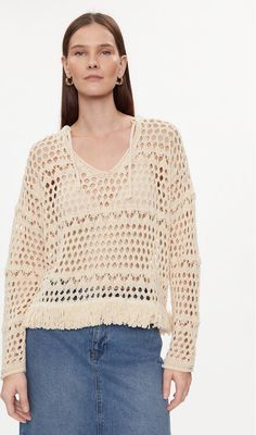 Sweter damski Kontatto ze sklepu: MODIVO w kategorii: Swetry damskie - zdjęcie WP-EBWP-BKLVO-LN0_0000304107047