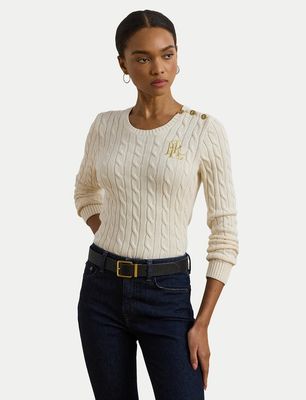 Sweter damski jesienny LAUREN RALPH LAUREN ze sklepu: MODIVO w kategorii: Swetry damskie - zdjęcie WP-EBWP-BKLVO-LN0_0000304174940