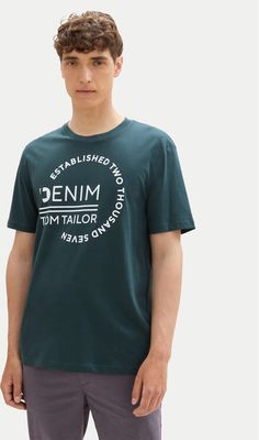Tom Tailor Denim - T-shirt męski letni ze sklepu: MODIVO w kategorii: T-shirty męskie - zdjęcie WP-EBWP-BKLVO-LN0_0000304210945