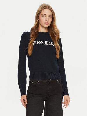 Sweter damski casual Guess Jeans ze sklepu: MODIVO w kategorii: Swetry damskie - zdjęcie WP-EBWP-BKLVO-LN0_0000304222269