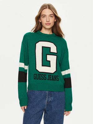 Sweter damski Guess Jeans ze sklepu: MODIVO w kategorii: Swetry damskie - zdjęcie WP-EBWP-BKLVO-LN0_0000304222344
